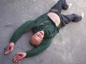 Bloated Drown Victim