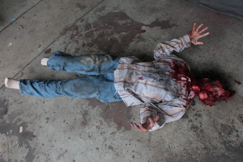 Earthquake Smashed Dummy