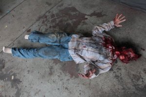 Earthquake Smashed Dummy